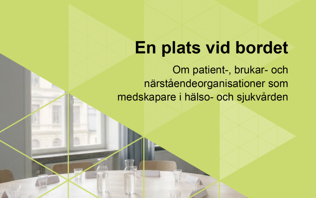 Betydelsen av patient- och brukarmedverkan