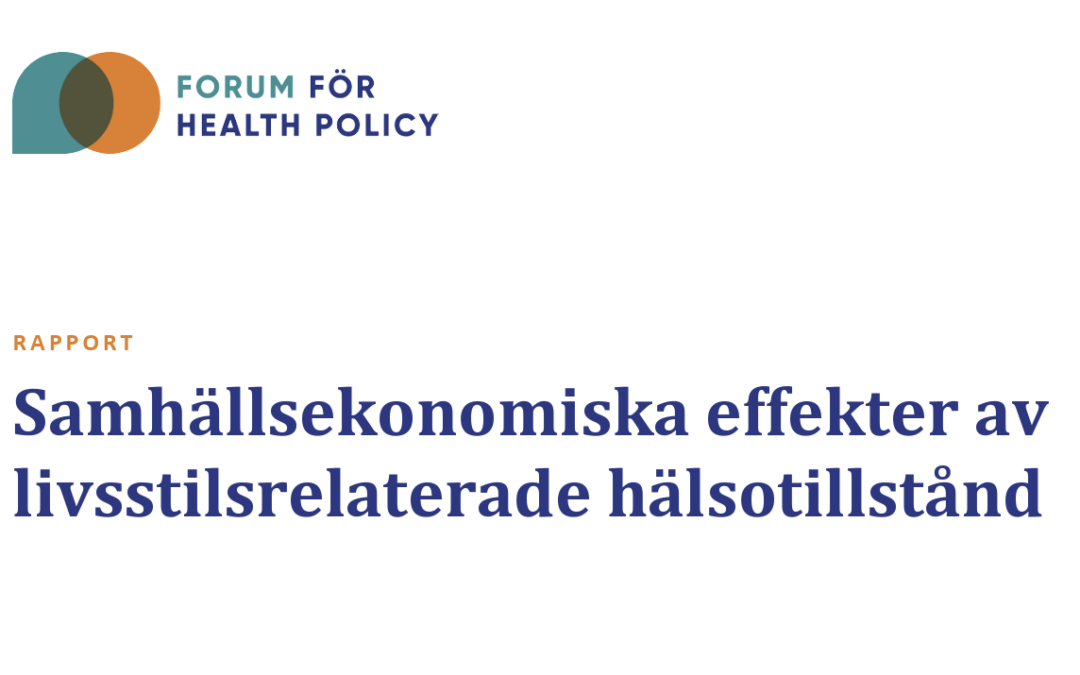 Samhällsekonomiska effekter av livsstilsrelaterade hälsotillstånd